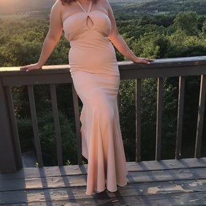 AIDAN BY AIDAN MATTOX Dress in Blush Pink